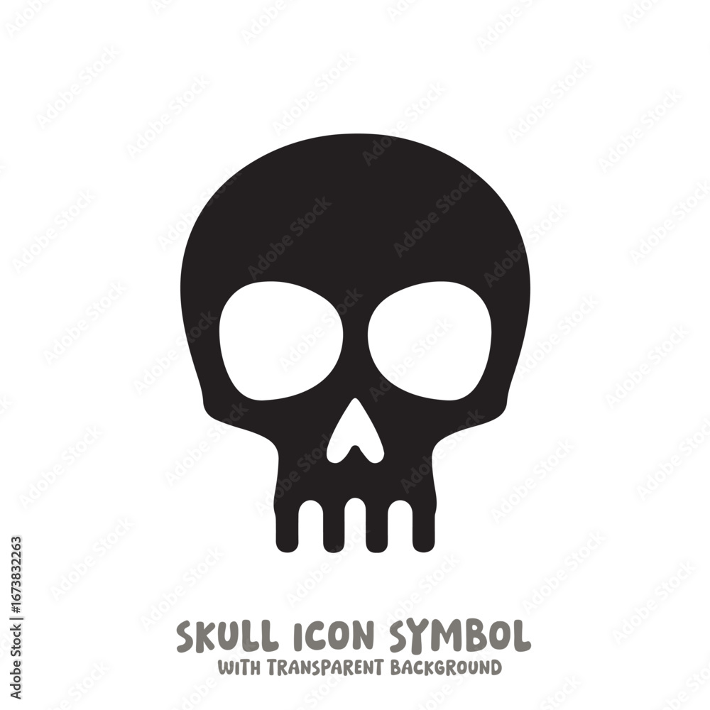 Black and White Skull Icon Symbol Vector Image Illustration Minimalist Design Graphic Art Black and White Skull Icon Symbol Vector Image Illustration Minimalist Design Graphic Art