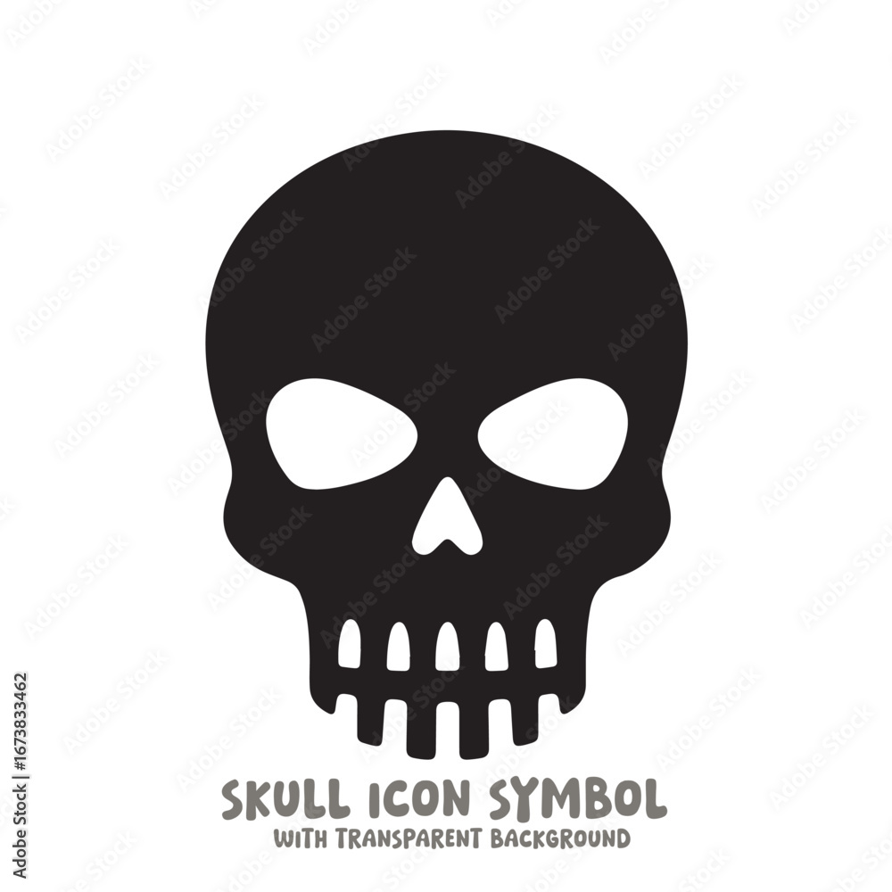 Black and White Skull Icon Symbol Vector Image Illustration Minimalist Design Graphic Art Black and White Skull Icon Symbol Vector Image Illustration Minimalist Design Graphic Art