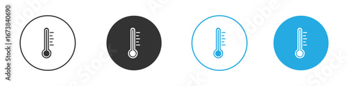 Temperature icon. simple illustration graphic doodle black design