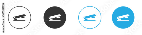 Stapler icon. simple illustration graphic doodle black design