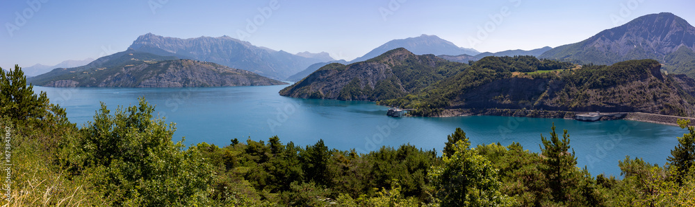 Obraz premium Lac de serre-ponçon