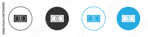 Cash icon. simple illustration graphic doodle black design