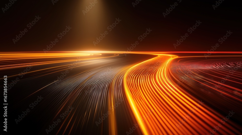 Obraz premium AI Neural Data Flow