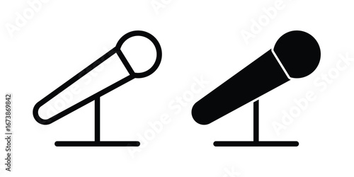 Mic icon design template
