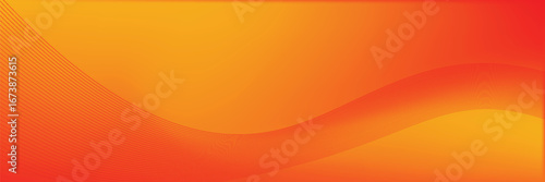 Abstract orange gradient vector background.