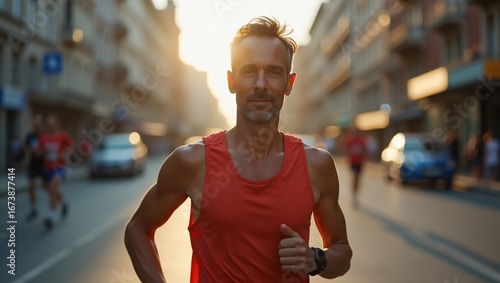 Runner City Sunset Marathon.
