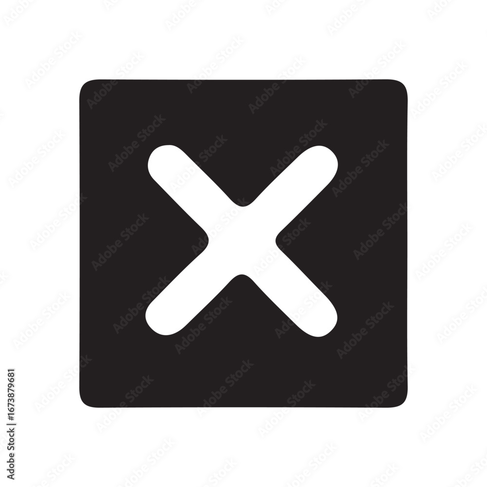 Fototapeta premium plane icon on square internet button