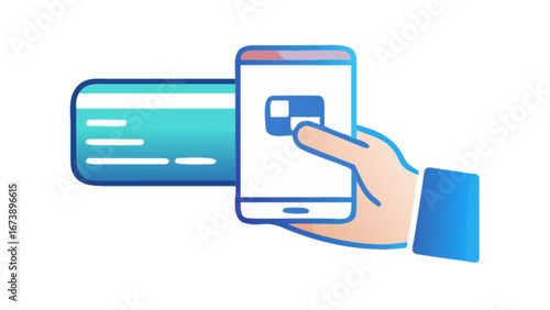 Mobile payment with credit card using phone