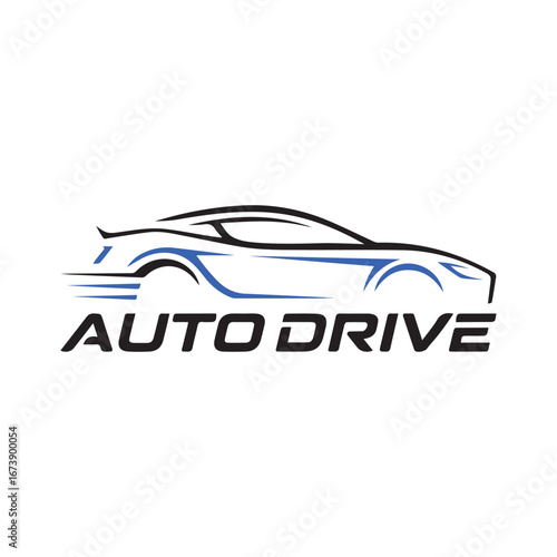 Auto Car logo vector art illustration 5