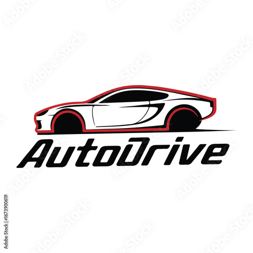 Auto Car logo vector art illustration 3