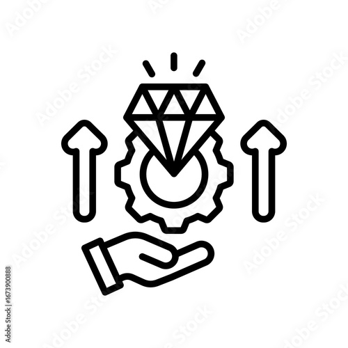 Value Creation line icon