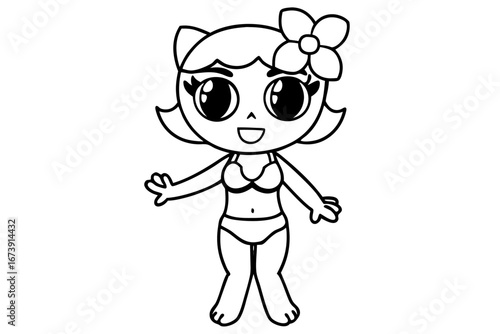 Funny cartoon vector illustration of a superhero zombie boy character with glasses