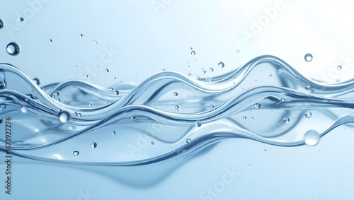 water drops background, 3Drendered intricate glassy water drop pattern with blue water drops, water drops on blue, 