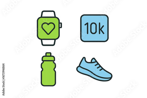 Fitness essentials for running and active lifestyle motivation