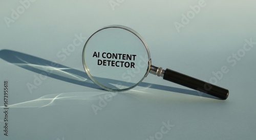 Magnifying glass over 