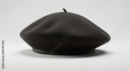Elegant black beret for sophisticated fashion statements and vintage style, perfect for adding a touch of Parisian chic to any outfit
