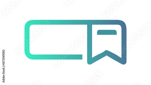 Bookmark gradient save favorite