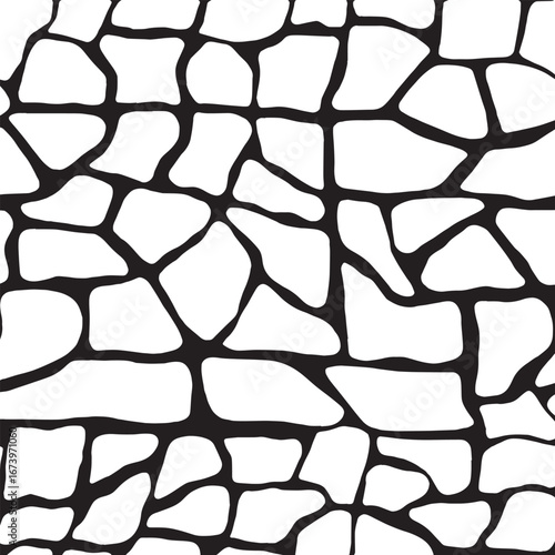 Stone wall texture vector illustration	
