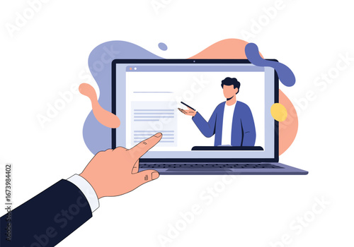 Engaging online learning experience with interactive digital content and expert instruction delivered through modern technology