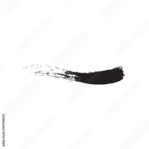 Vector brush strokes collection. Ink splatters, grungy painted lines, waves, circles, triangles artistic design elements. shape brush strokes. Painted rectangles and long strokes eps 10