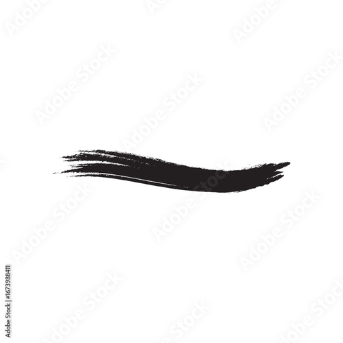 Vector brush strokes collection. Ink splatters, grungy painted lines, waves, circles, triangles artistic design elements. shape brush strokes. Painted rectangles and long strokes eps 10