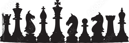 Classic Chess Emblem with Laurel Wreath"