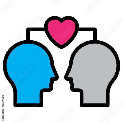 Empathy color icon