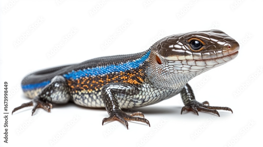 Fototapeta premium Small lizard side profile