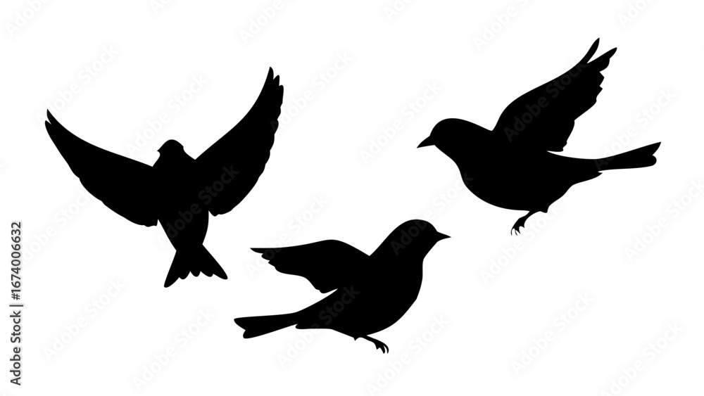 Fototapeta premium Black silhouette of a man playing guitar musician music