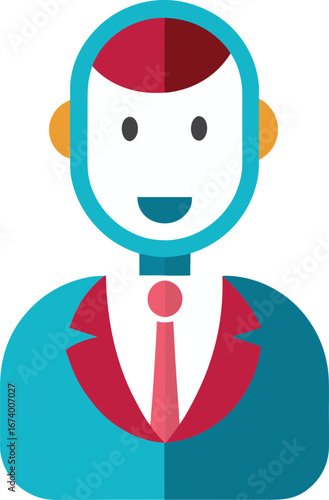 Free Download Modern vector illustration of a friendly virtual assistant icon for digital platforms - GFXLoad