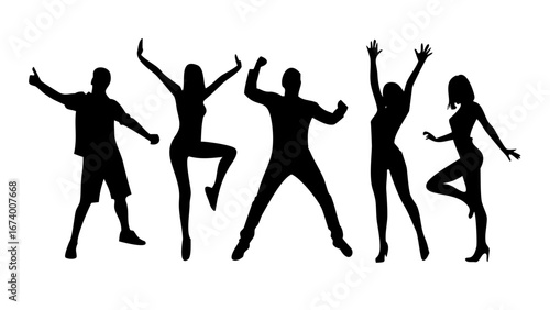 Energetic dancer in motion with flowing fabric silhouette
