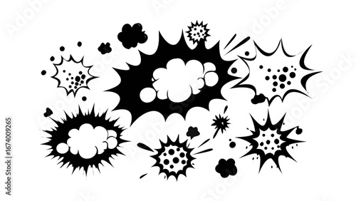 Bursting Fireworks Display with Sparkles explosion celebration