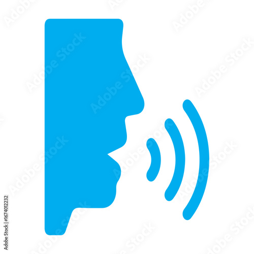 Fluency blue icon