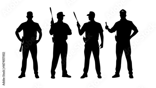 Police Officer Standing with Arms Crossed law enforcement uniform
