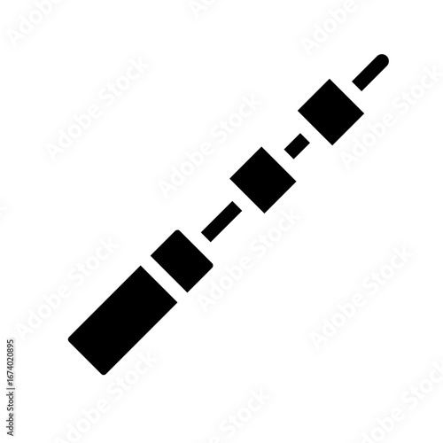 skewer glyph icon