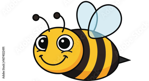 Cartoon Bee Illustration.