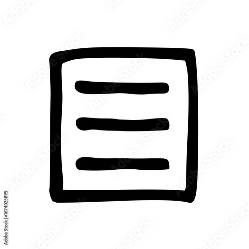 Wallpaper Mural document page paper file text word documents icon vector hand drawn doodle illustration Torontodigital.ca