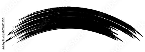 vector black line, grunge brush strokes ink paint isolated on white background. eps 10