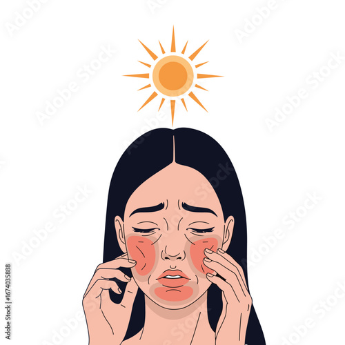 Understanding the effects of excessive sun exposure on sensitive skin and developing effective protective measures