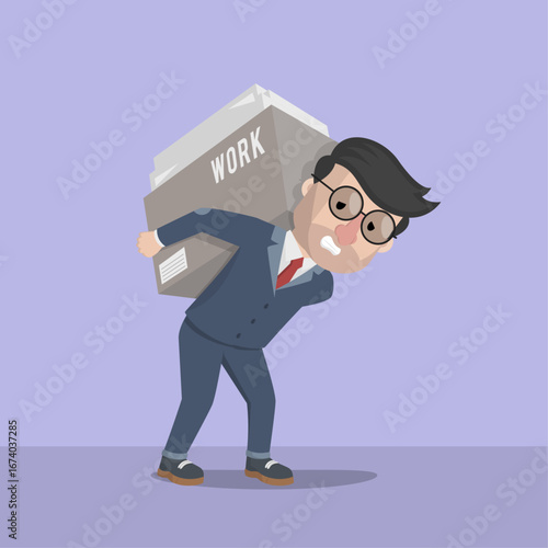 Business man with beard as Arabic business man vector illustration design