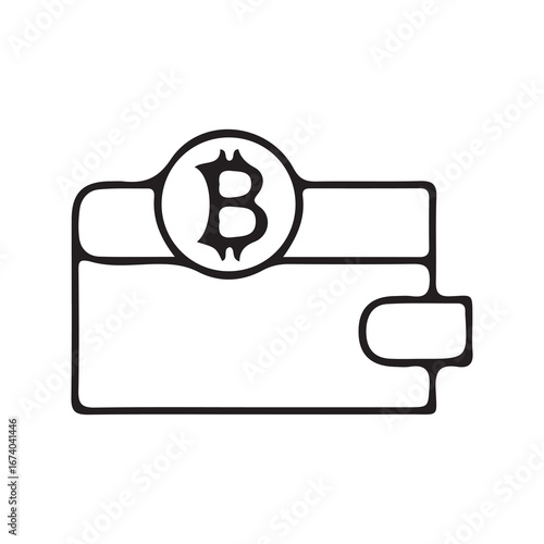 usb flash drive on white background