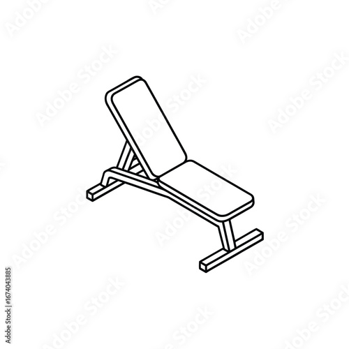 Adjustable weight bench for strength training and exercise