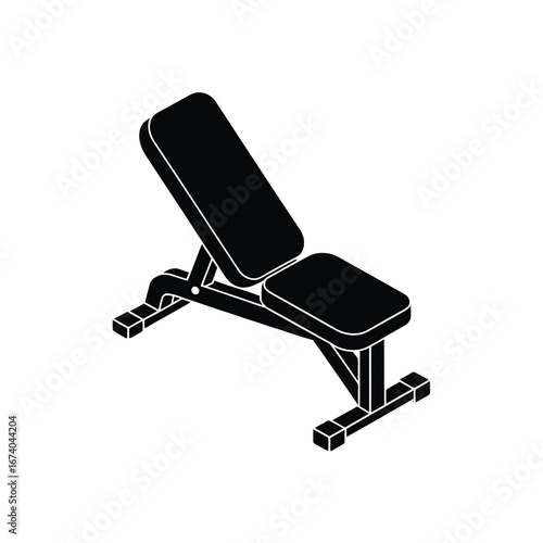 Adjustable weight bench for weightlifting and strength training