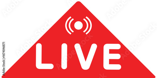 라이브 방송 속보 라디오 일러스트 Live broadcast breaking news radio Pictogram Illustration