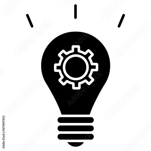 Creative Innovation Icon, Business Innovation Icon, Technology Innovation Icon, Research Innovation Icon, Growth Innovation Icon