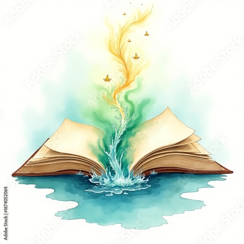 The Book of Serenity: A Watercolor Journey