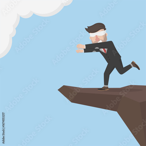 Business man with beard as Arabic business man vector illustration design