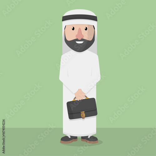 Business Man concept for advertising design with vector illustration Design