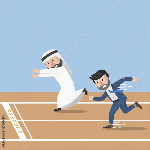 Business Man concept for advertising design with vector illustration Design