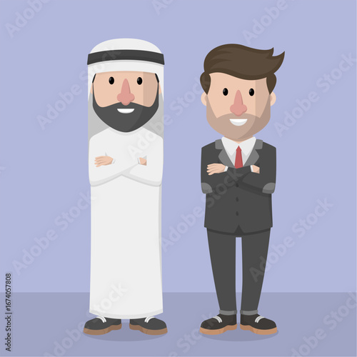 Business Man concept for advertising design with vector illustration Design